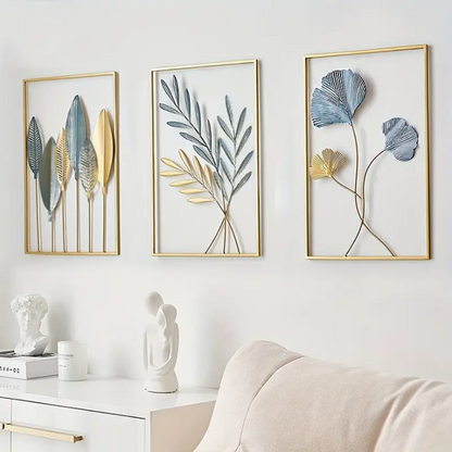 Elongated Leaf Metal Frame - floredeco